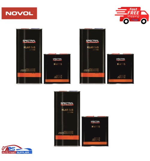 NOVOL SPECTRAL KLAR 565 VHS LACQUER WITH H6115 STANDARD HARDENER 22.5LTR KIT
